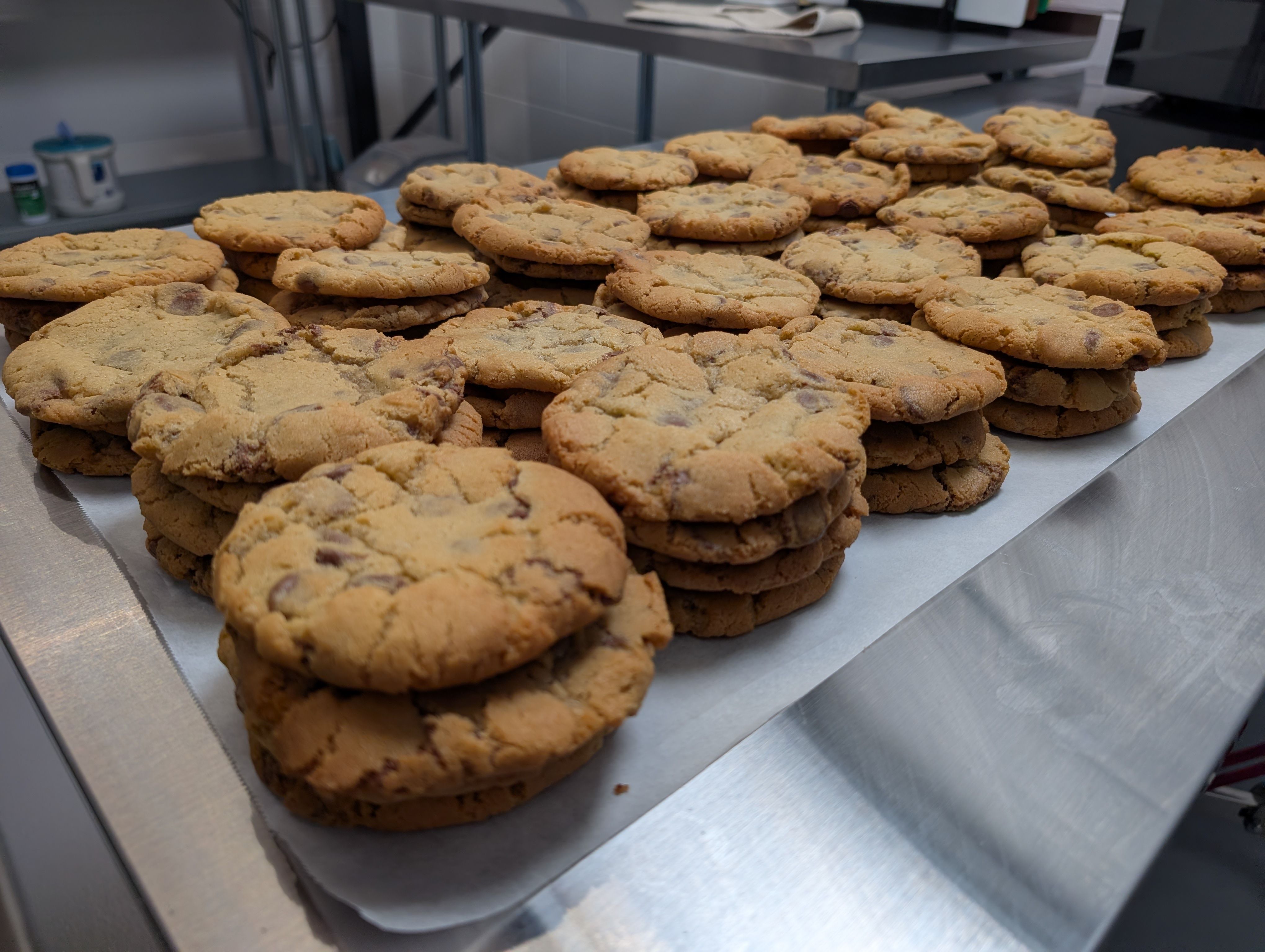 A selection of Cookie Box cookies on a table